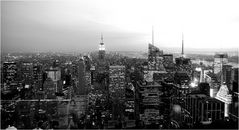 Empire State und Manhattan II, sw