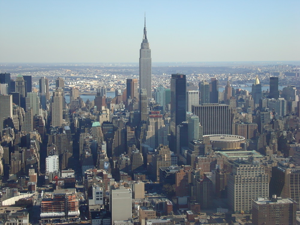 Empire State y Central Station desde el aire!