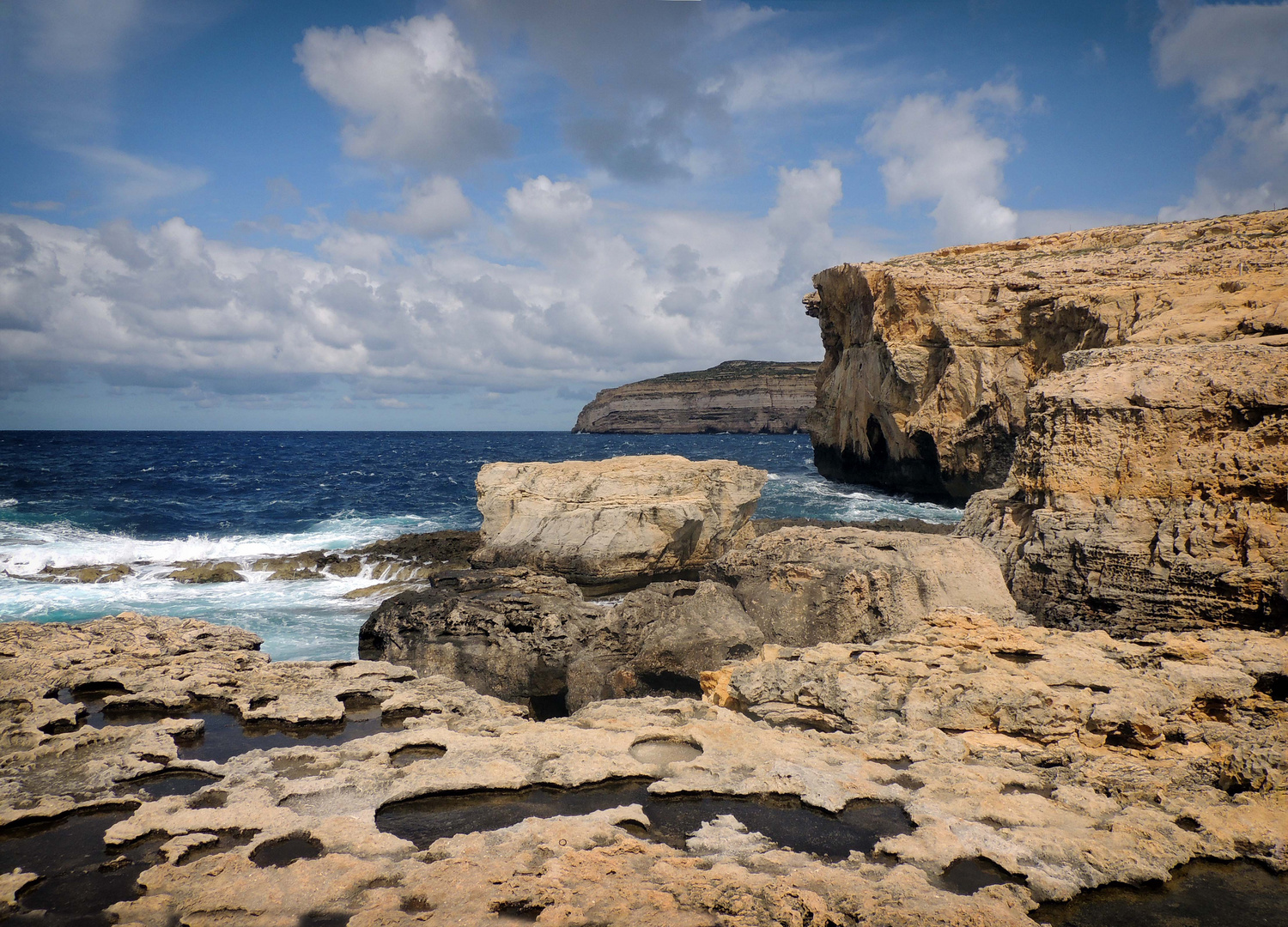 Emplacement de l'Azur Window.