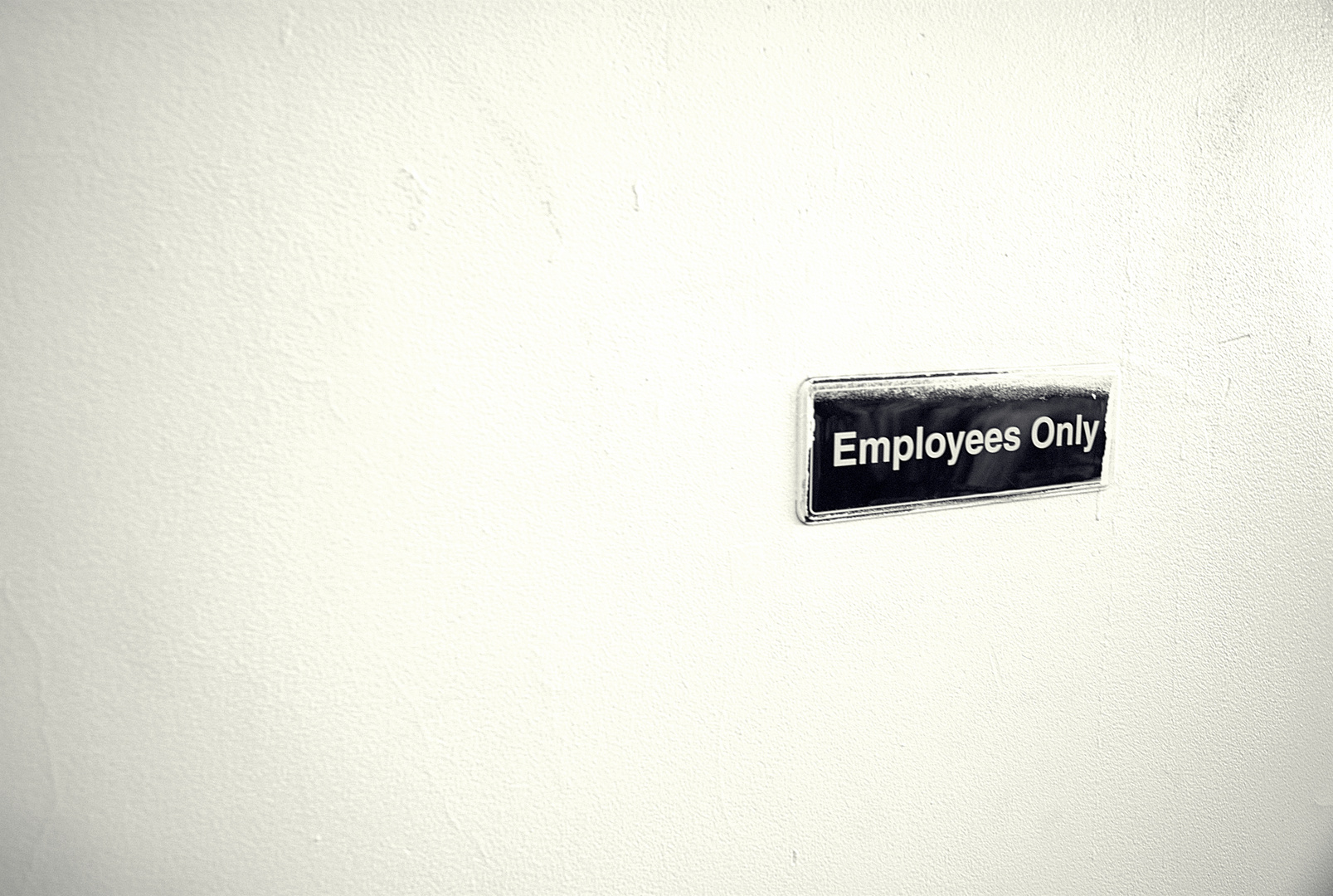 employees only...