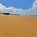 Empreintes sur la plage de l’Embellie -- Fußspuren am Strand von « L’Embellie »