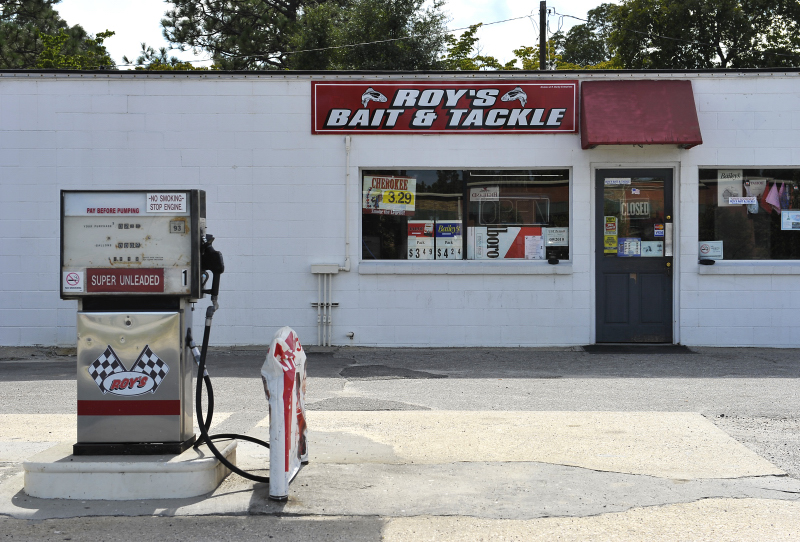 Empty Gas station