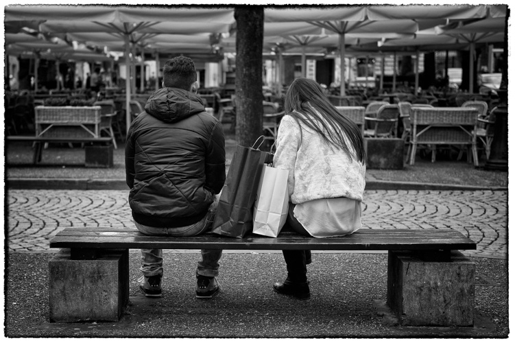 Empty terrace