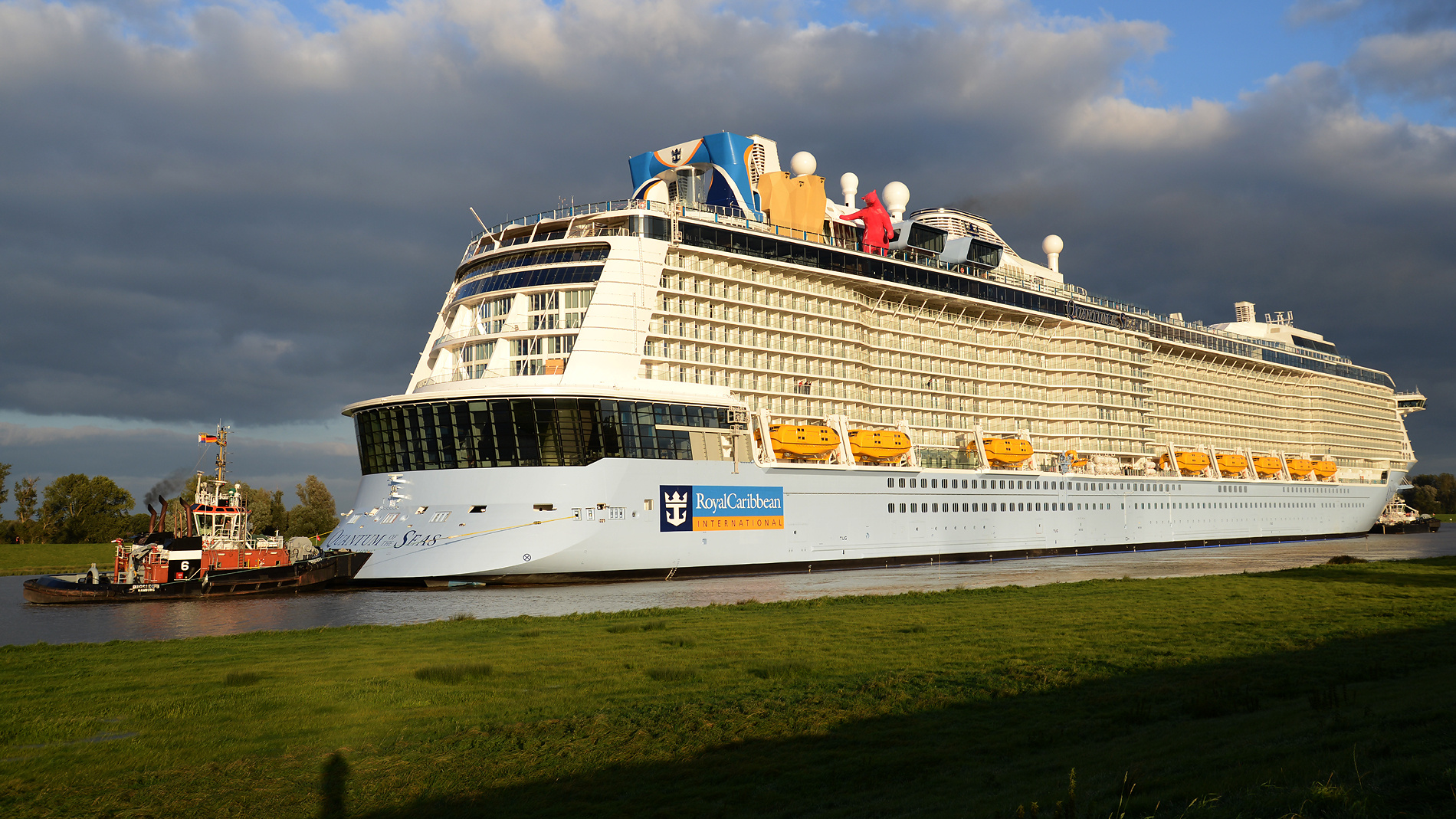 Ems-Überführung der Quantum of the Seas.