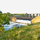 Emschermündung am Rhein bei Dinslaken.