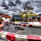 Emsland Grand Prix, mittlerer Streckenabschnitt mit Blick auf die Leinwand