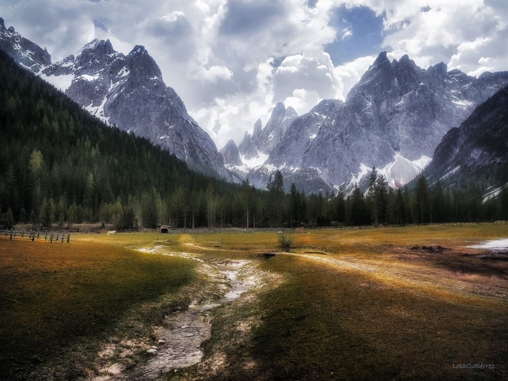 En algún rincón de Dolomitas 