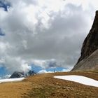 En arrivant au col du Soufre