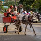 En carruaje con papá