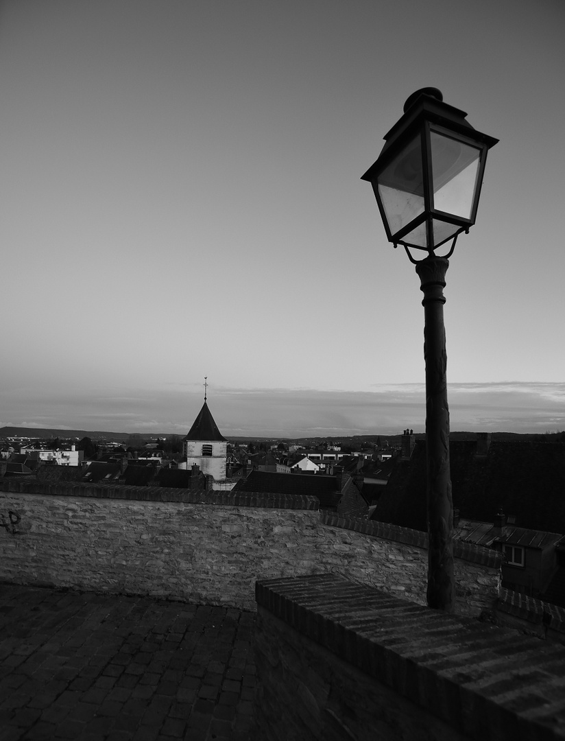 En descendant du château de Gaillon