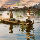 en descendant le lac tonlé sap 