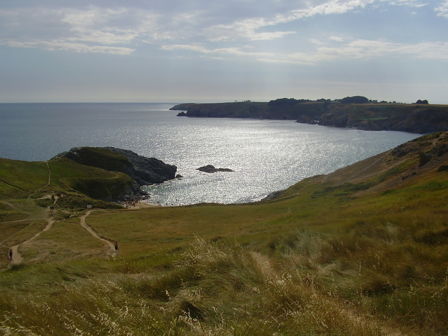 En descendant vers la plage de Baluden (Belle-ile-en-Mer)