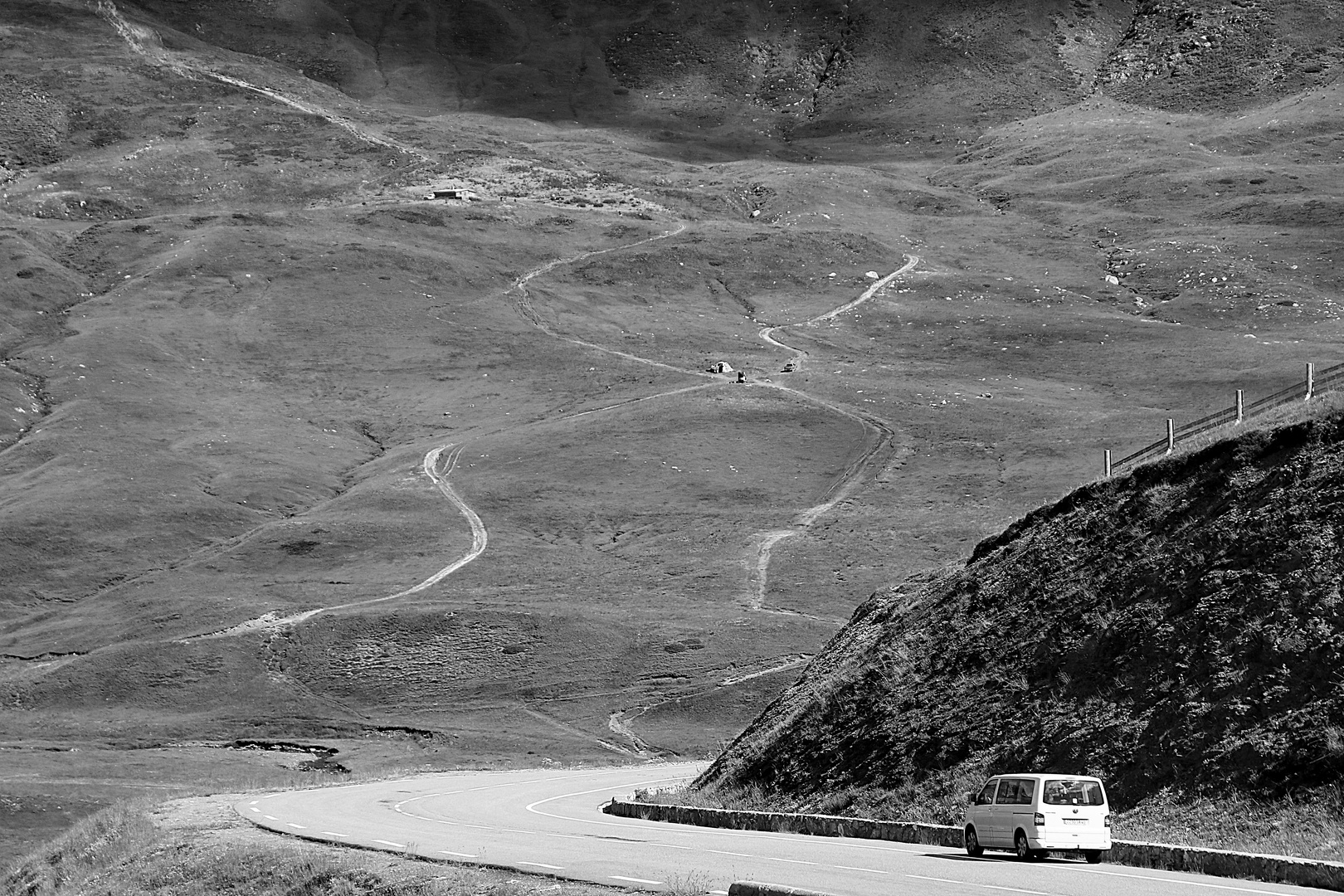 En desçendant du col du Pourtalet 