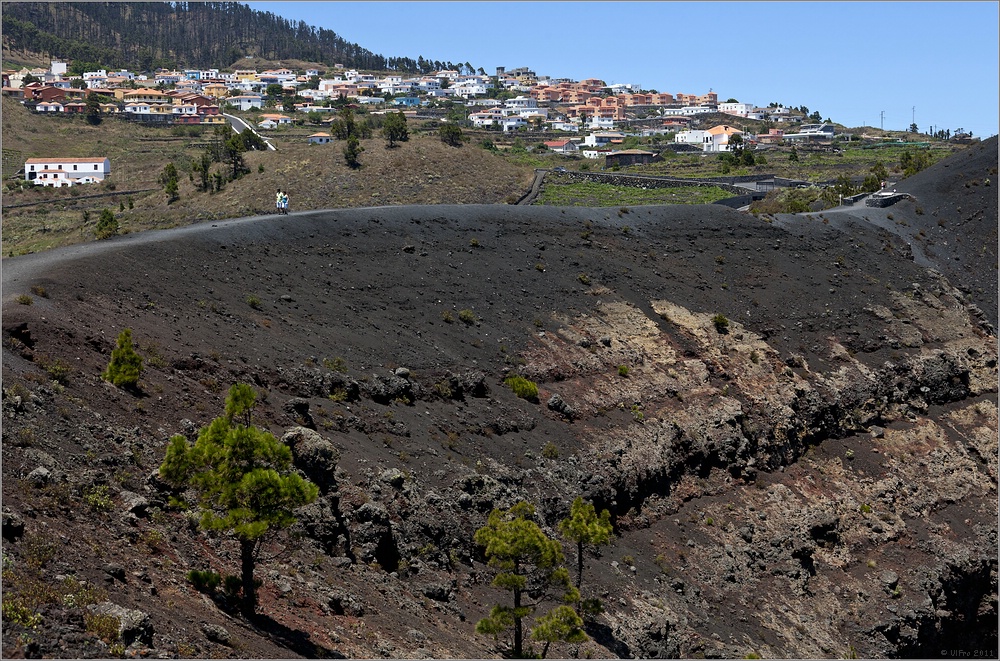 En el borde del volcán