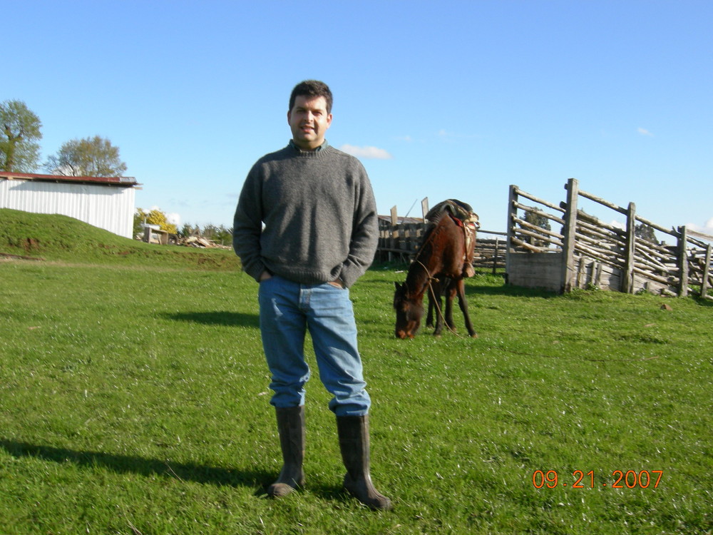 en el campo