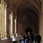 En el claustro de San Esteban. Salamanca.