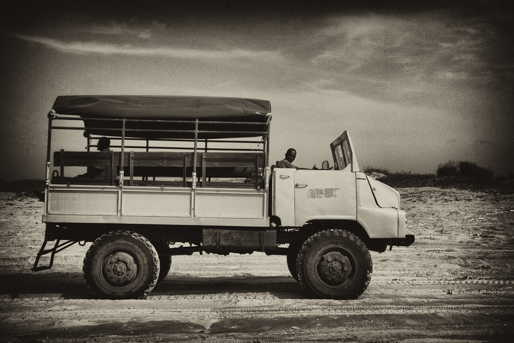 En el desierto de Dakar