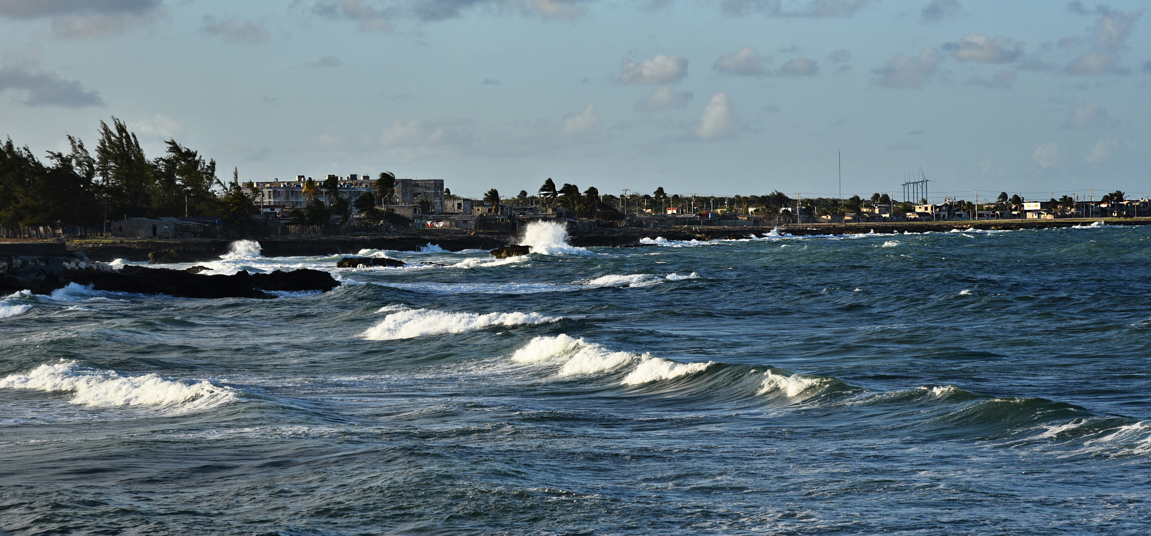 en el Malecón de Gibara