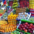 En el mercado de frutas