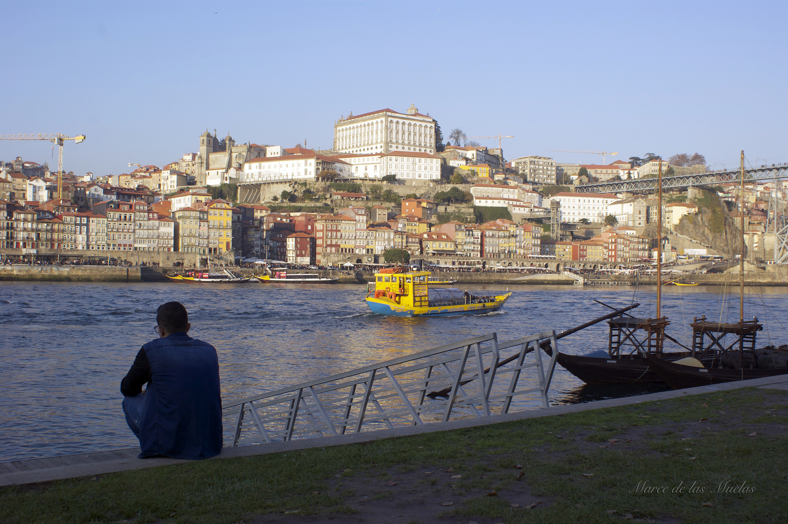 ...en el muelle...