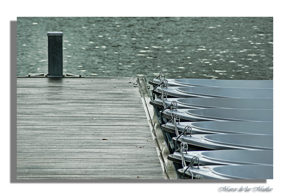 ...en el muelle...