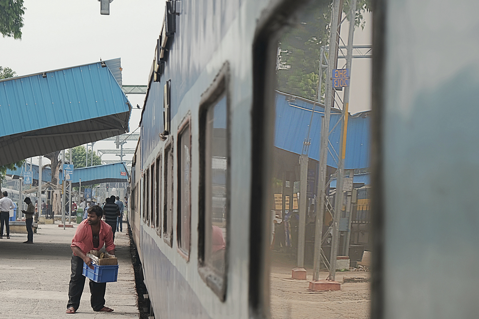 En el tren de Agra a Varanasi