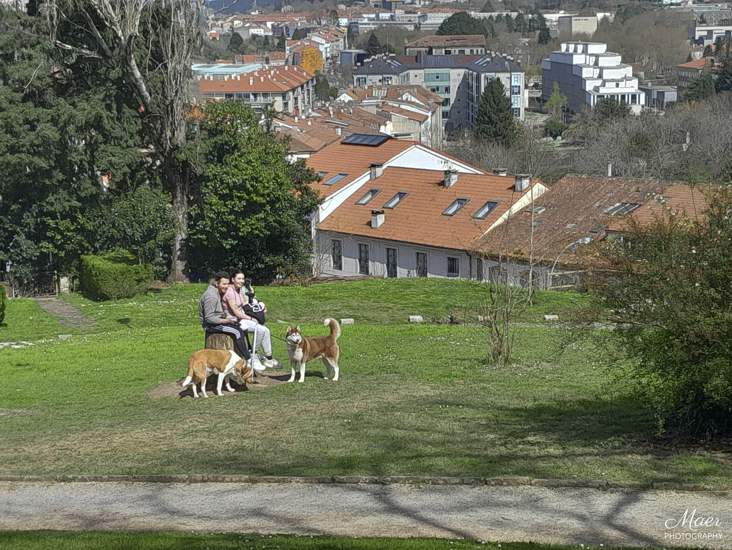 En familia