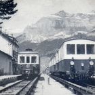 En gare de Servoz - 1958