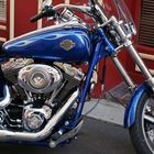 En Harley Davidson ...