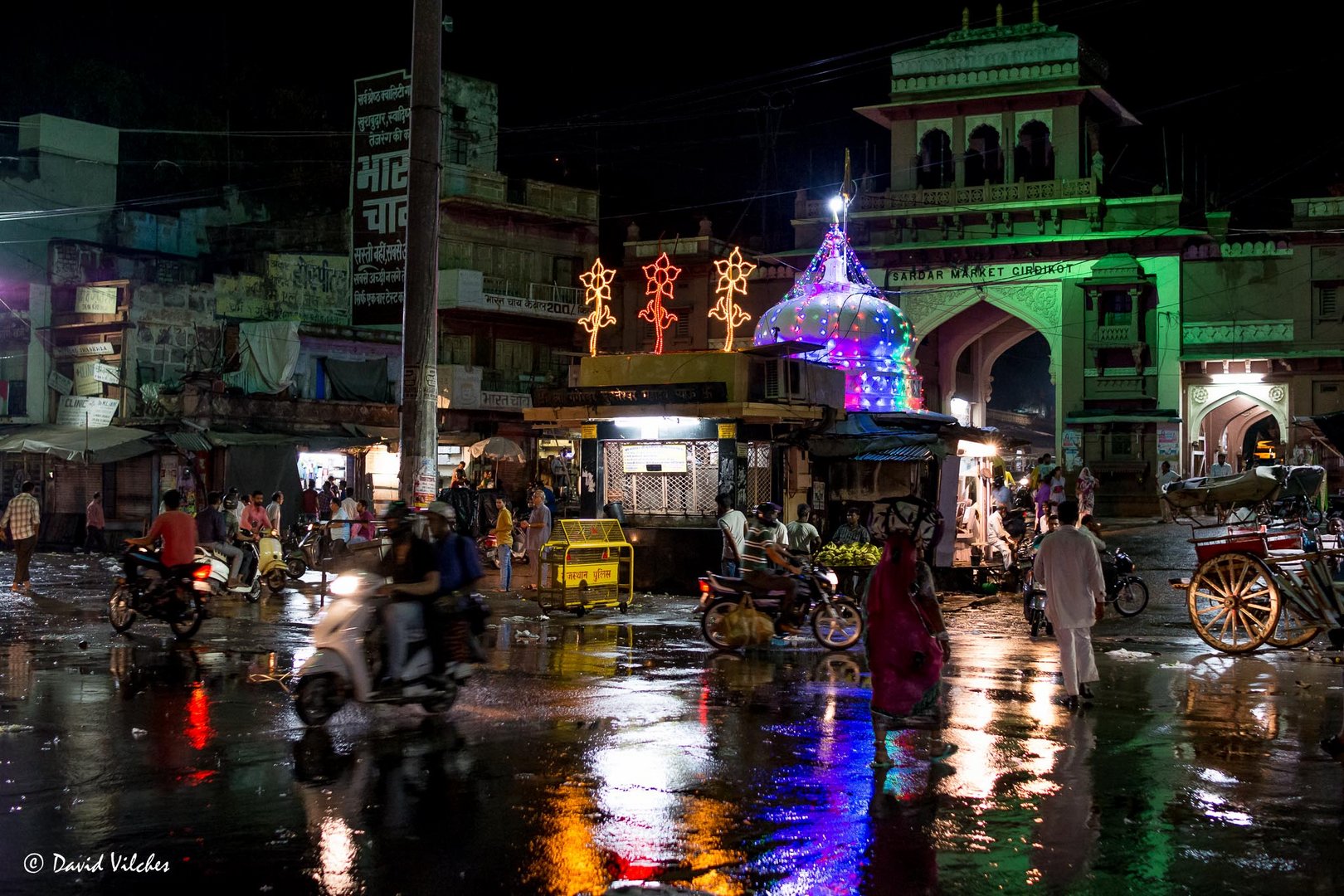 En Jodhpur después de la lluvia.