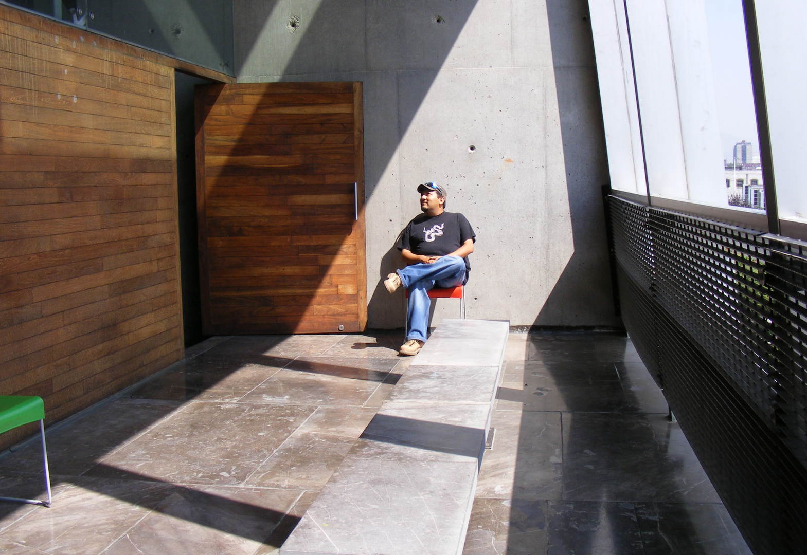 En la biblioteca Jose Vasconcelos, México, D.F.