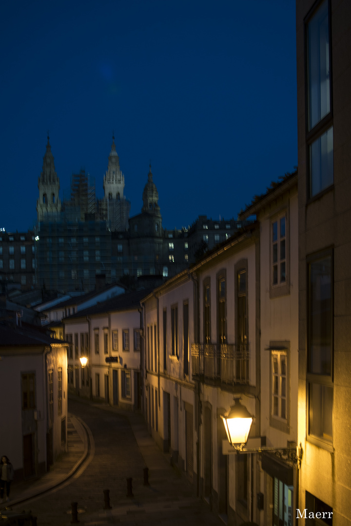 En la noche compostelana