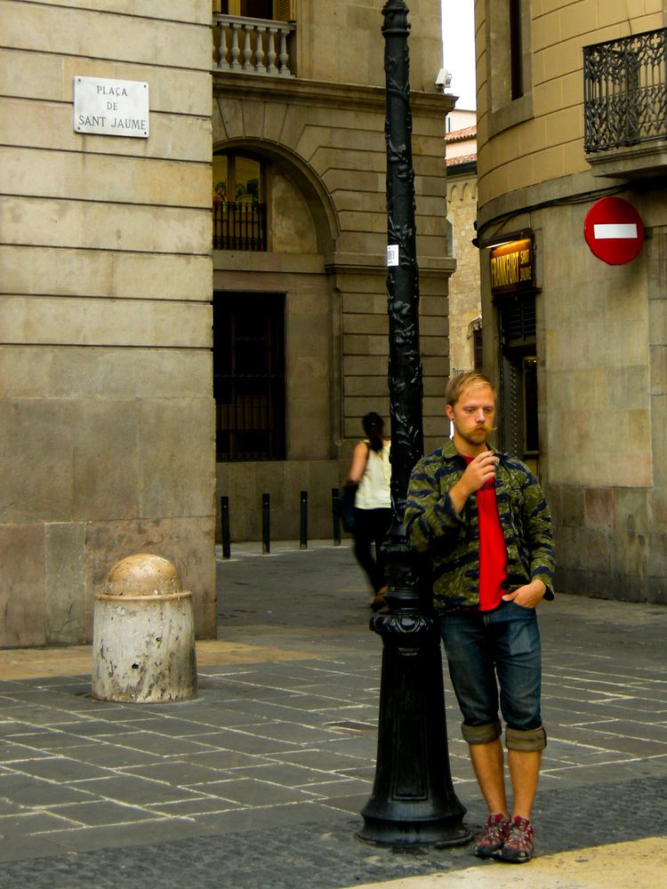 En la Placa Sant Jaume