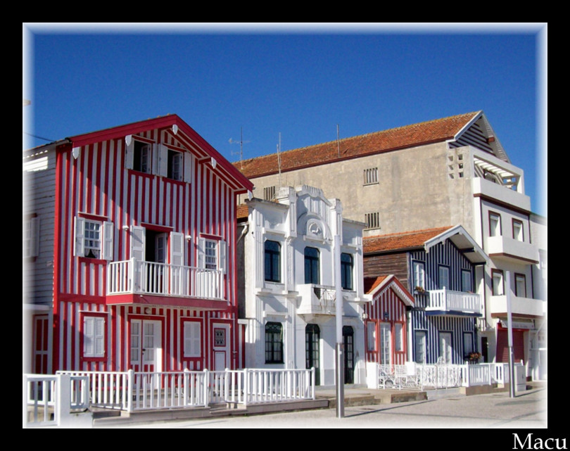 En la playa (Aveiro)