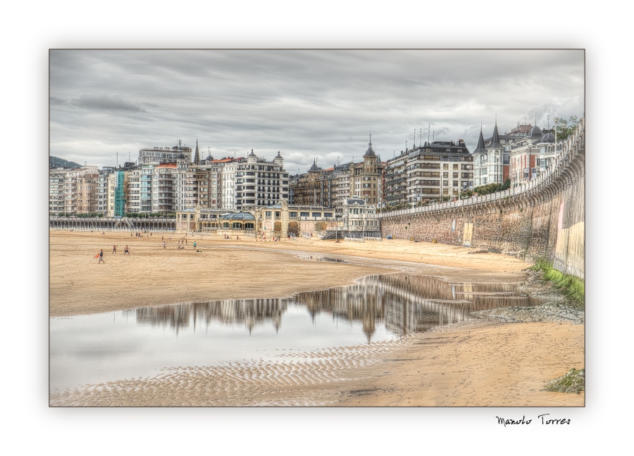 En la Playa de la Concha