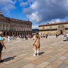 En La Plaza del Obradoiro.