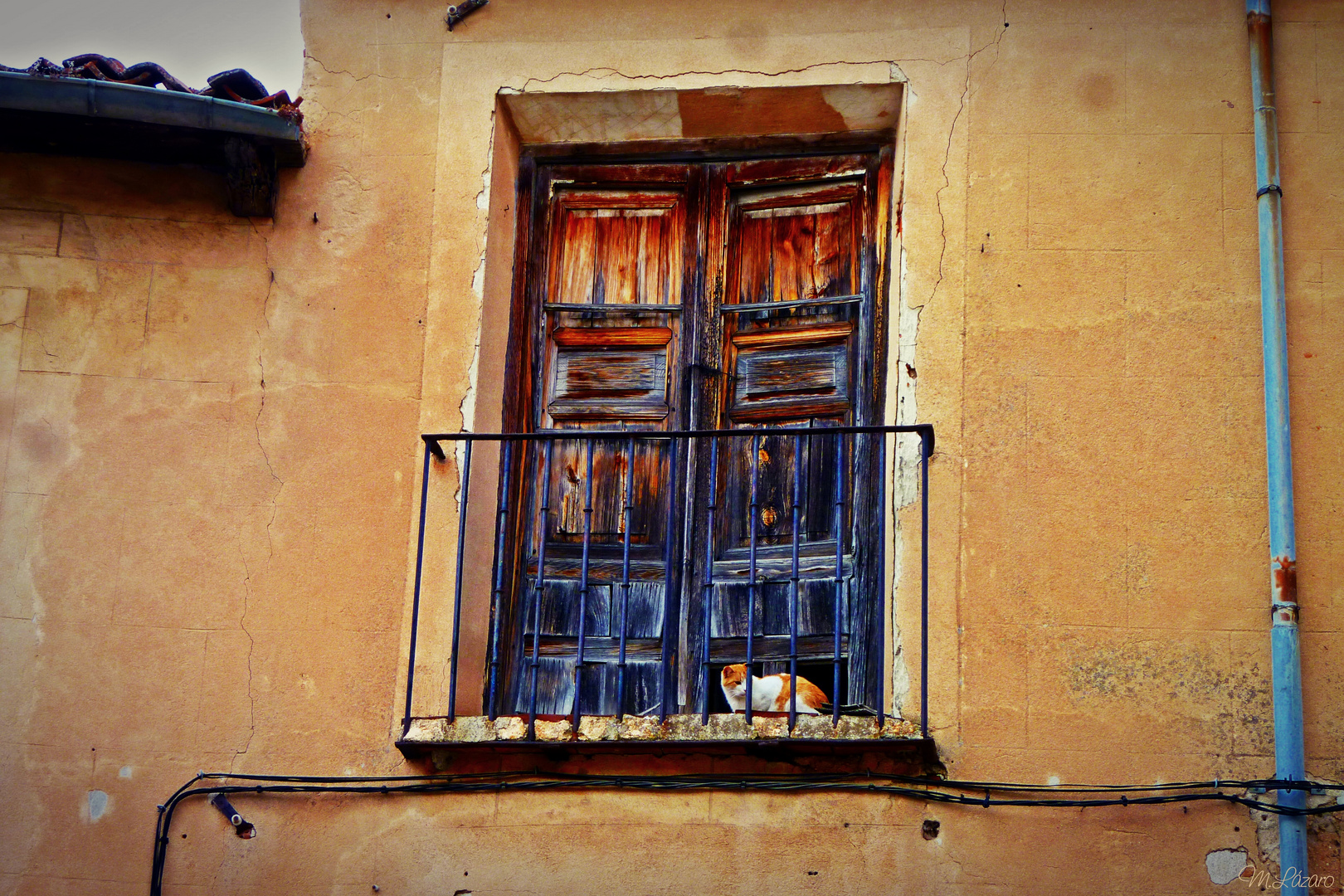 En la ventana