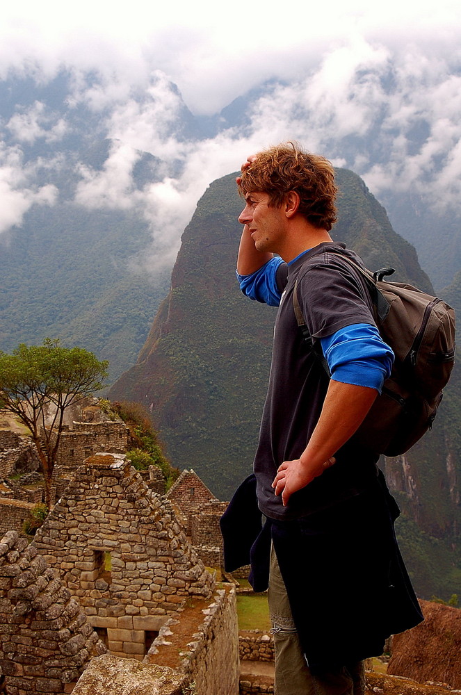 En los altos de Machu Picchu