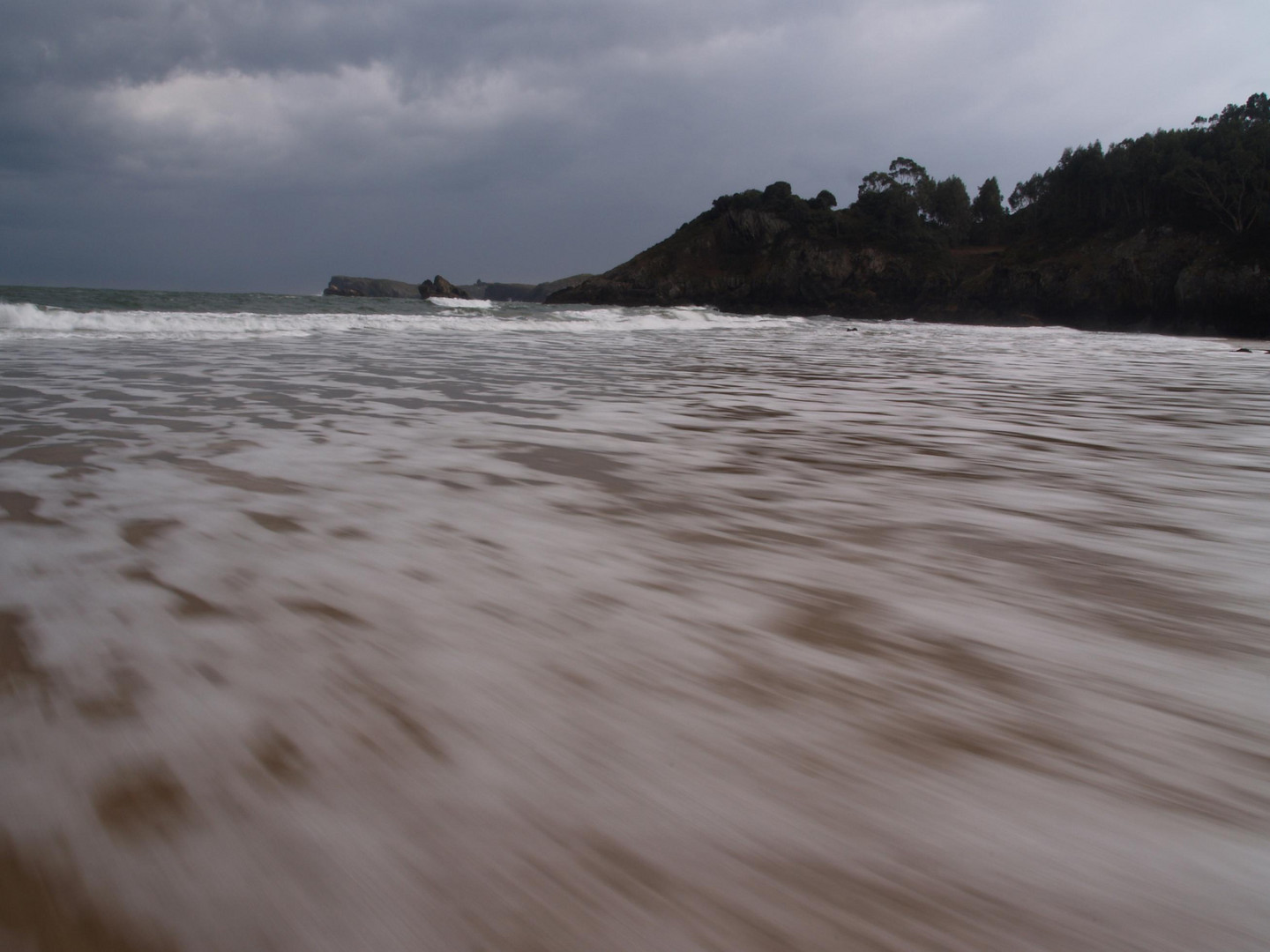 en medio del mar