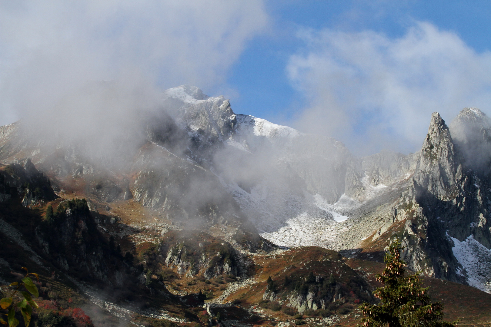 En montagne ...