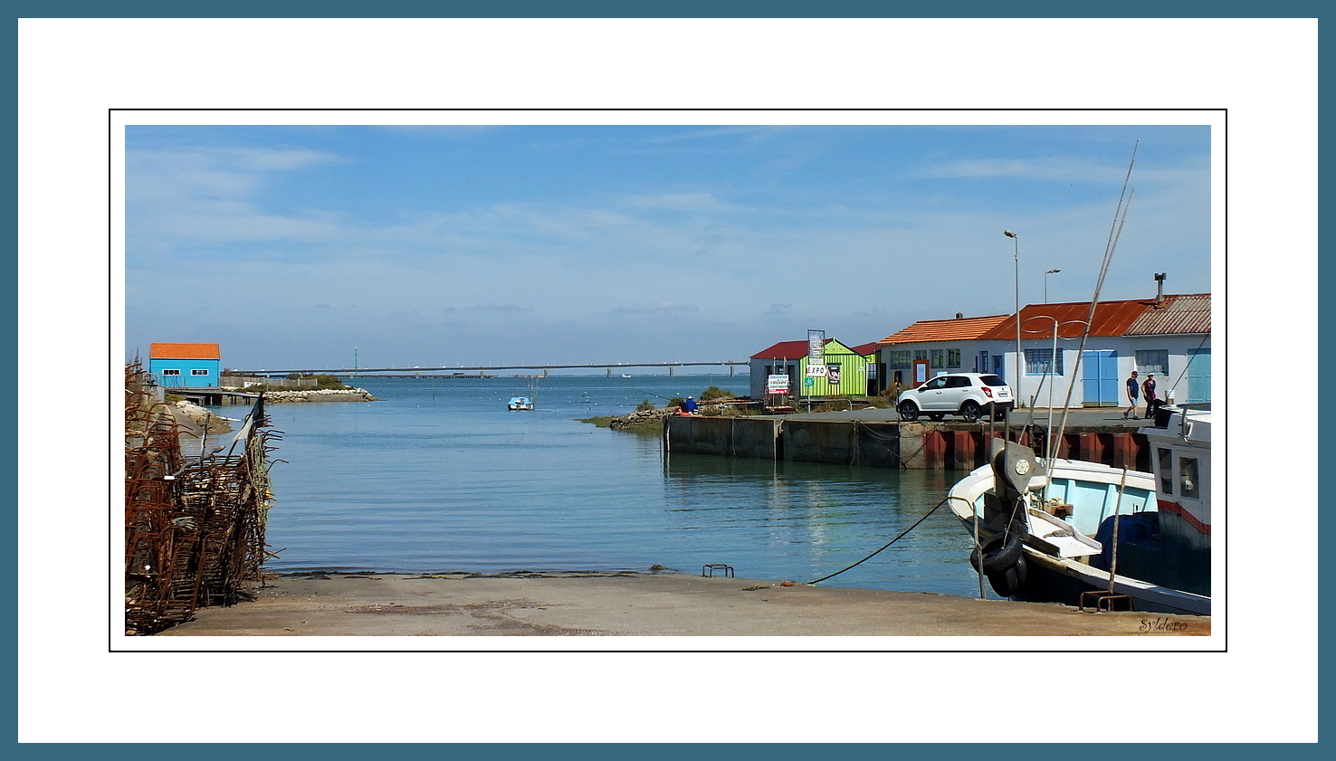 En octobre sur le port de St Trojan 