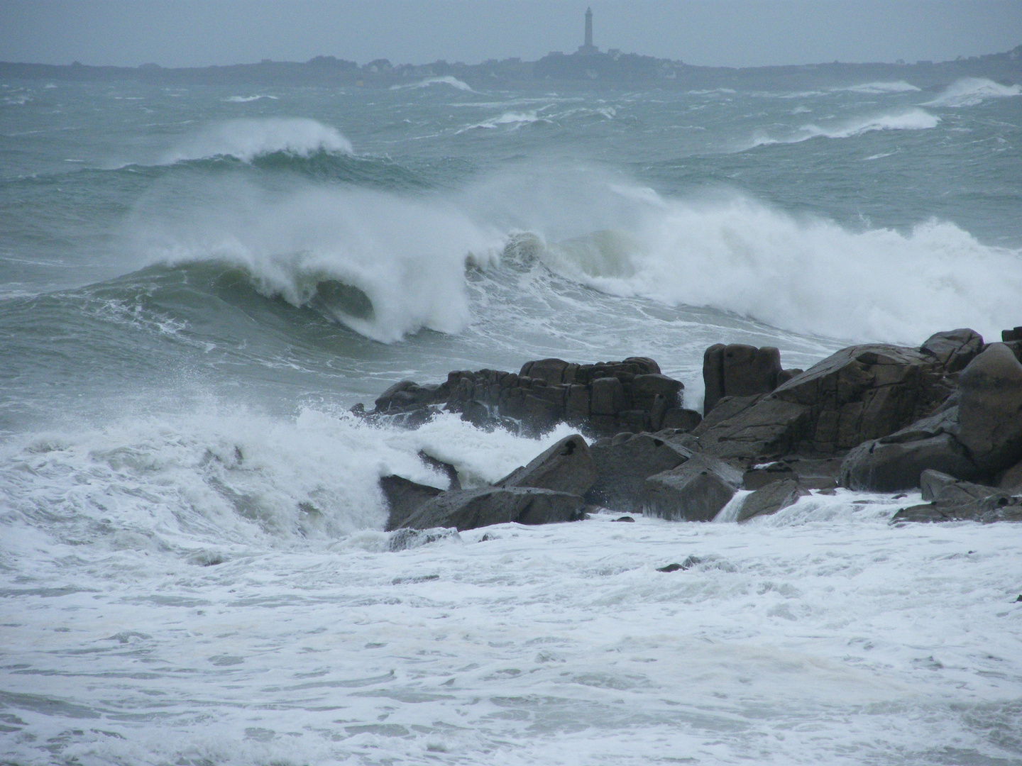 en pleine tempête