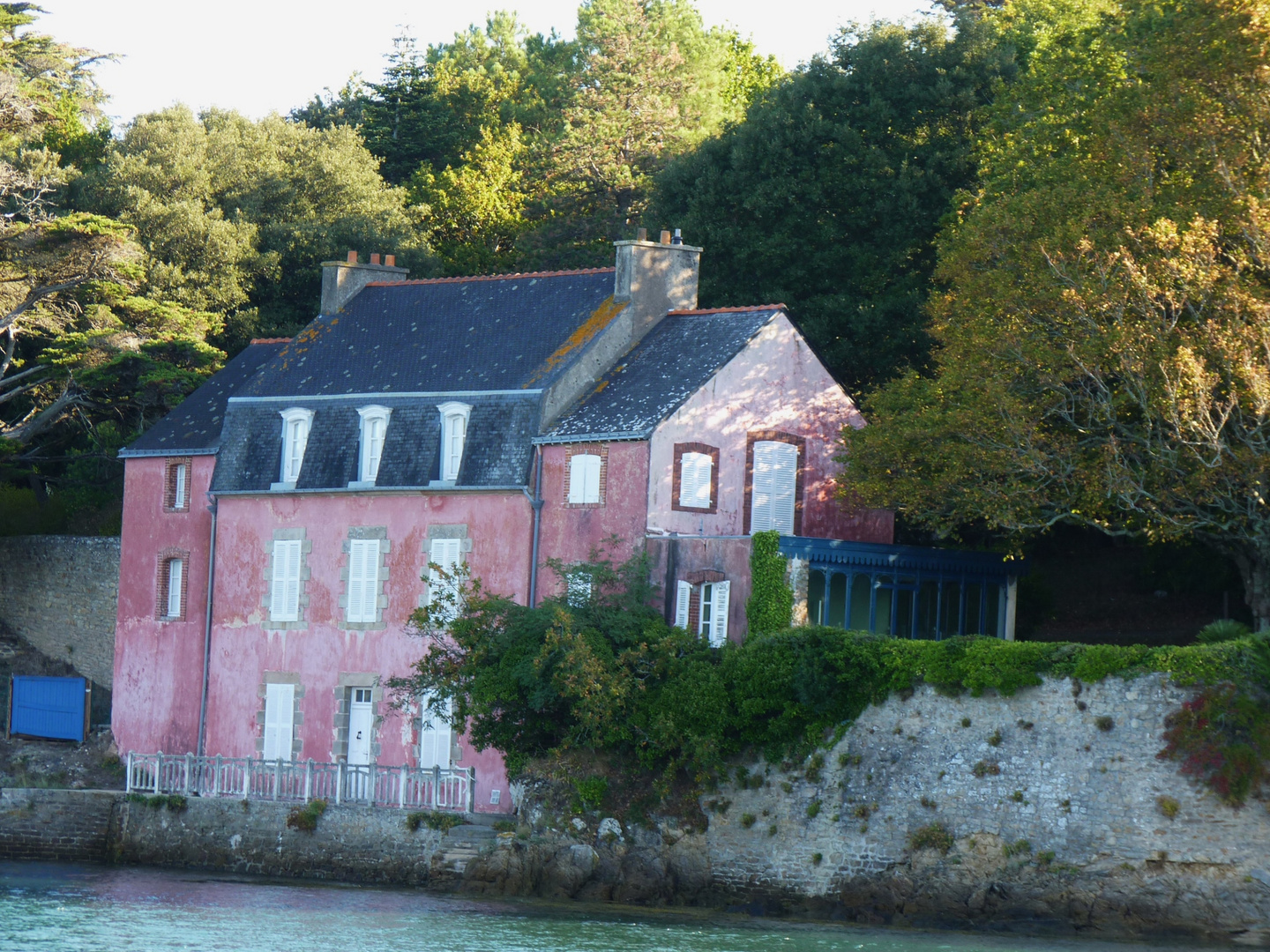 En quittant le port de Conleau à Vannes