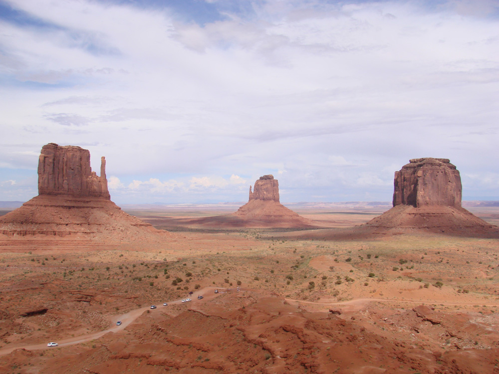 En route... à Monument Valley