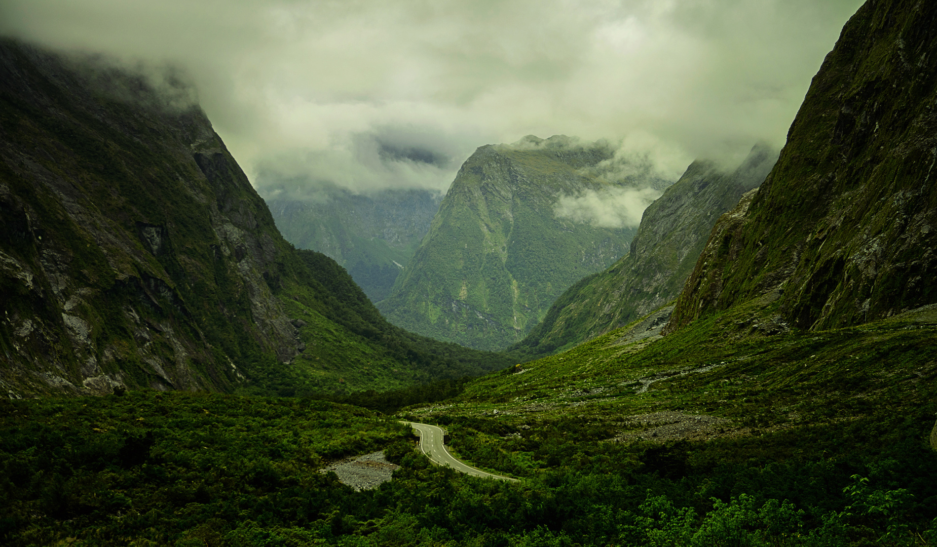 En route vers le Milford Sound