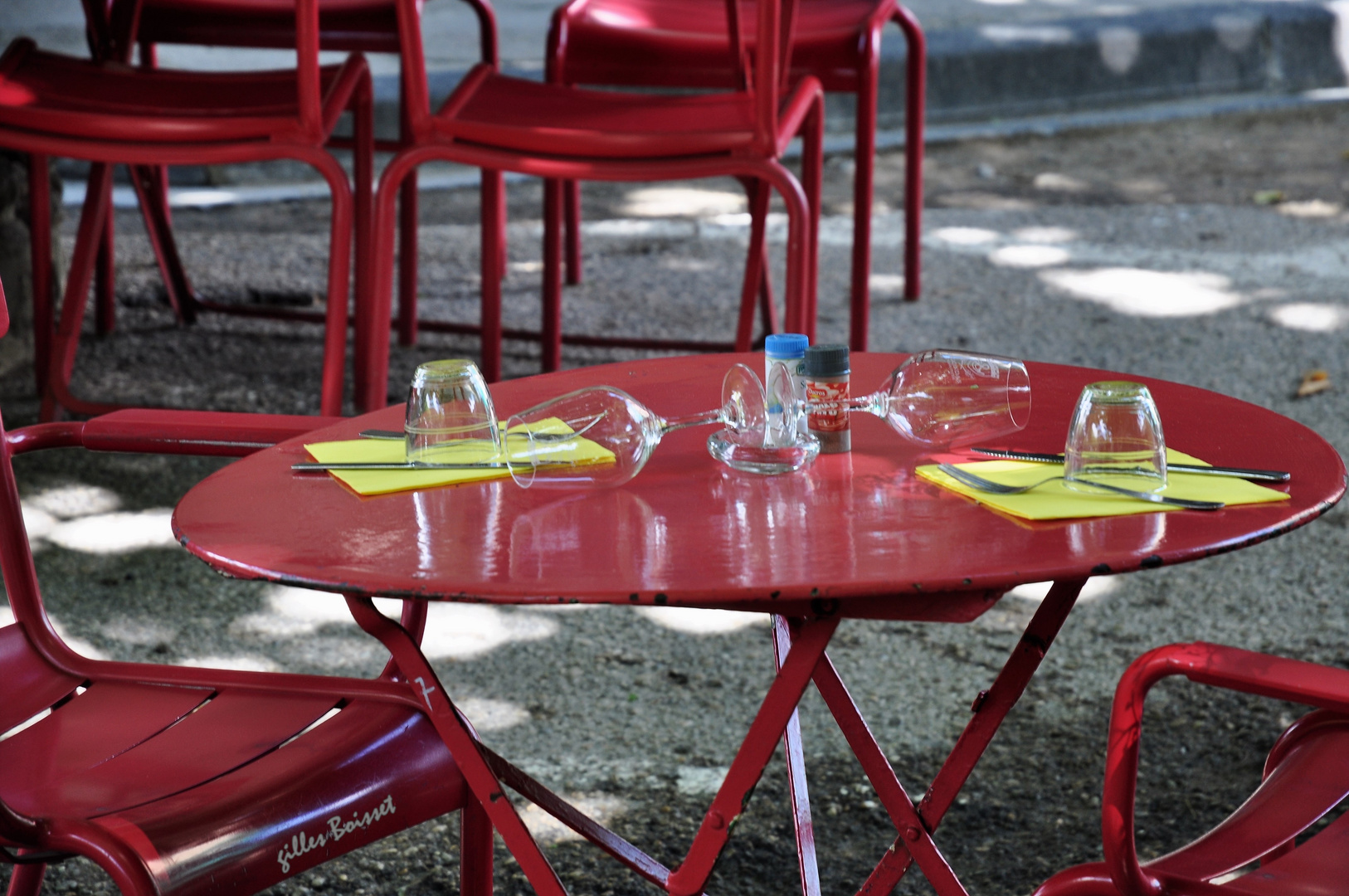 en terrasse à Gigondas...