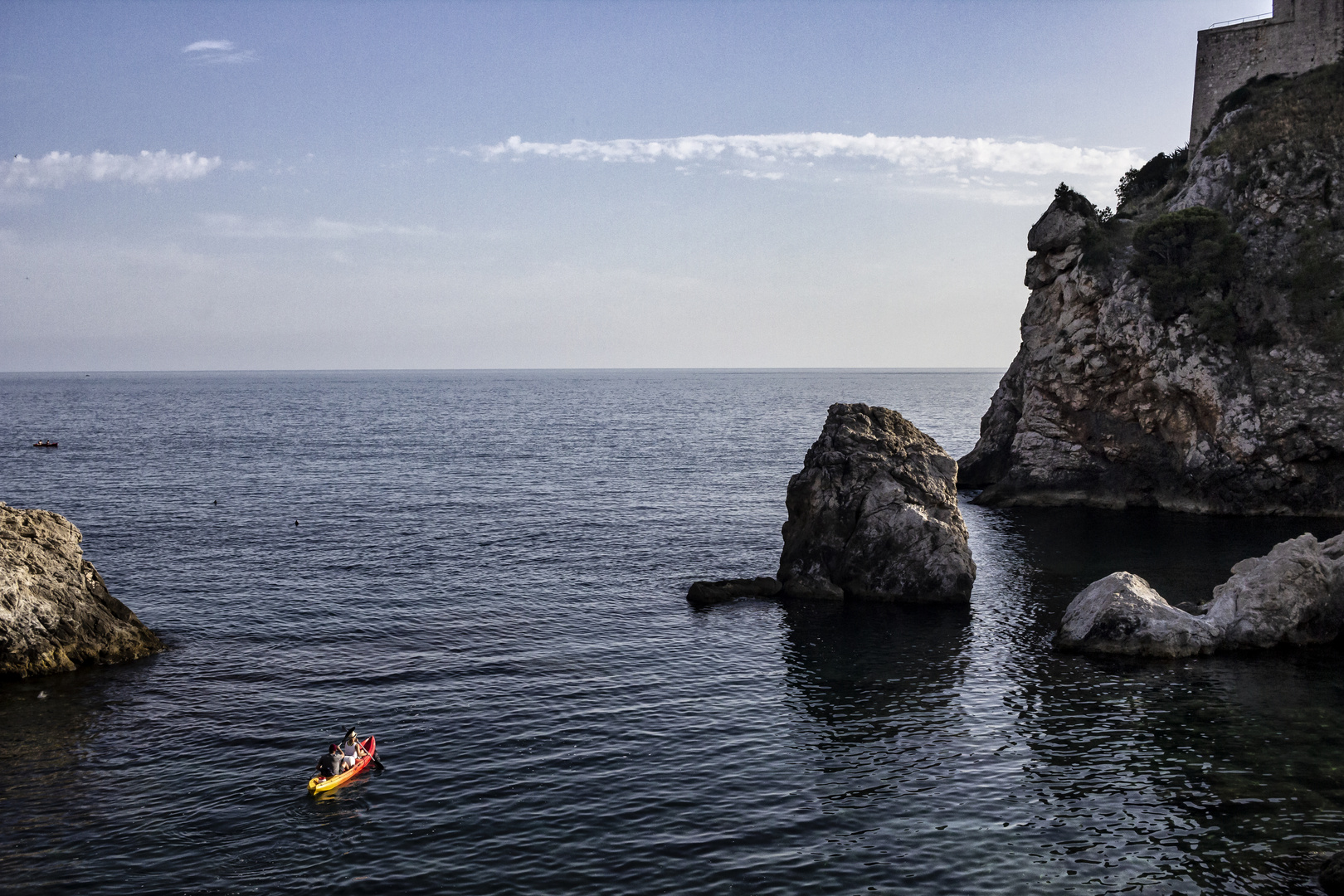 En un bote por Dubrovnik -I