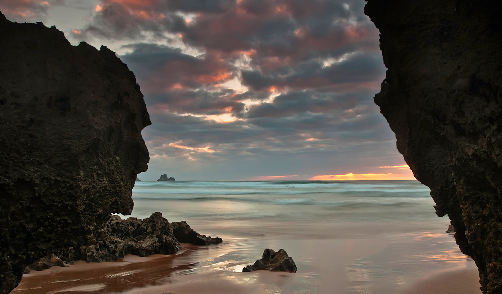 En un rincón de la playa