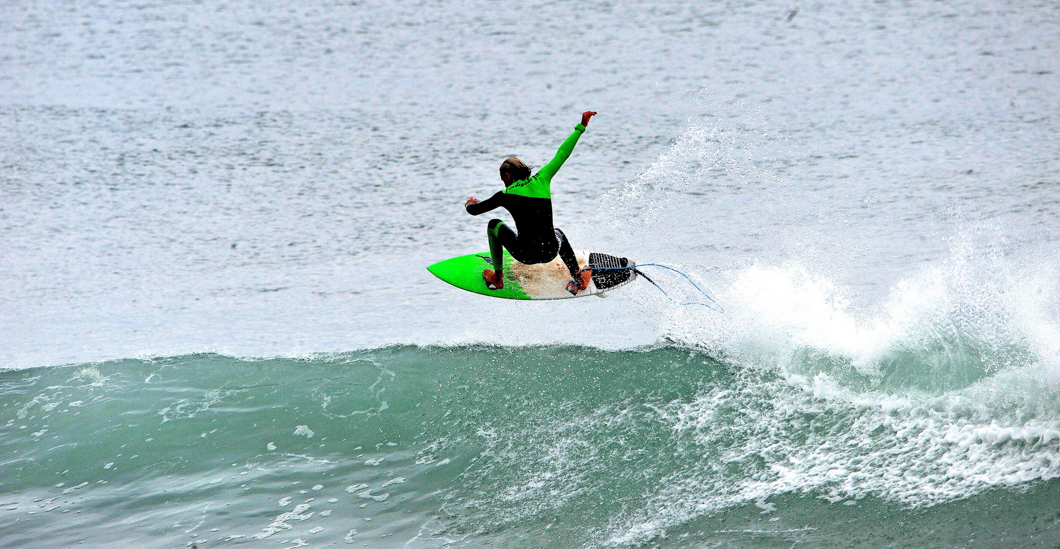 en vert !et en l'air !