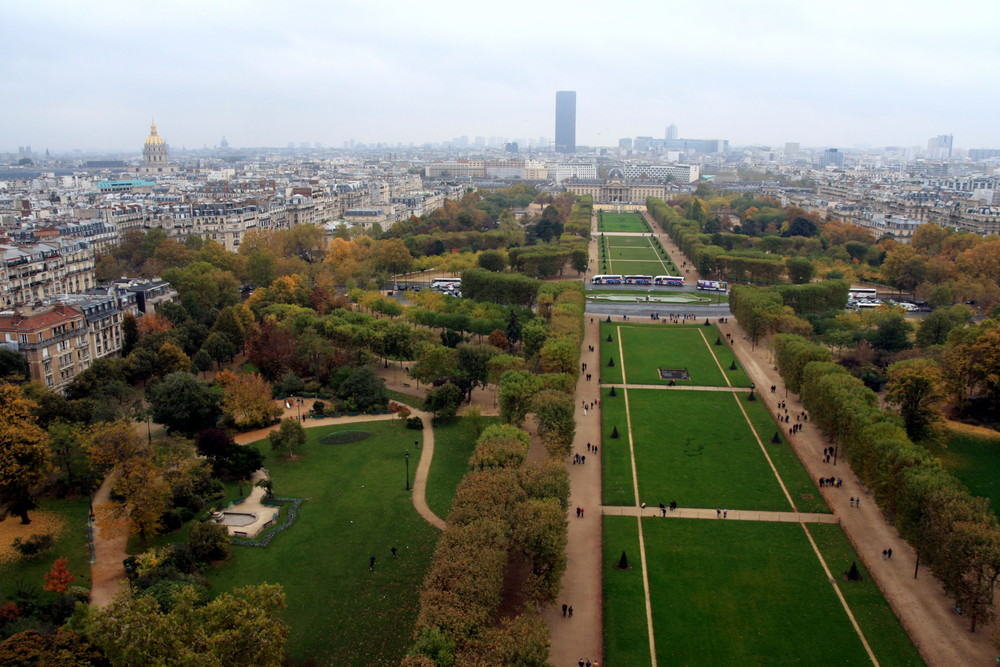 ENCANTADOR OTOÑO DESDE LA TORRE EIFFEL